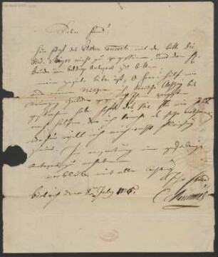 Brief an B. Schott's Söhne : 08.07.1825