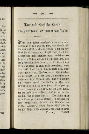 Drey und vierzigstes Kapitel. - Sieben und vierzigstes Kapitel.