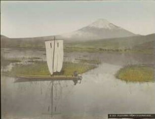 Der Berg Fuji von Kashiwabara gesehen