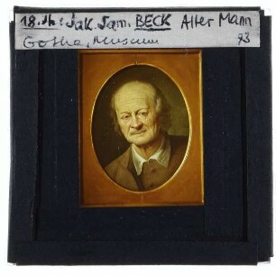 Beck, Portrait eines alten Mannes