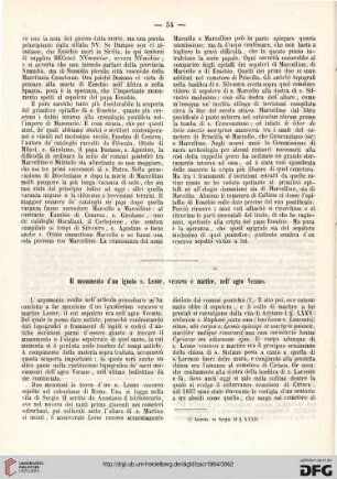 2: Il monumento d' un ignoto S. Leone, vescovo e martire, nell' agro Verano