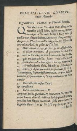 Platonicarum Quaestionum Plutarchi.