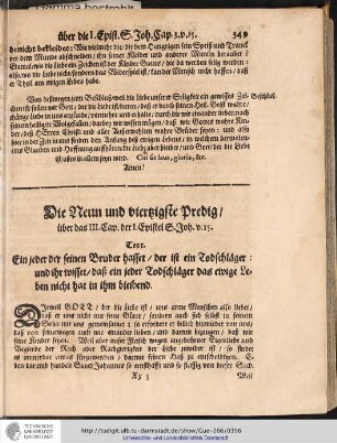 Die Neun und vierzigste Predig