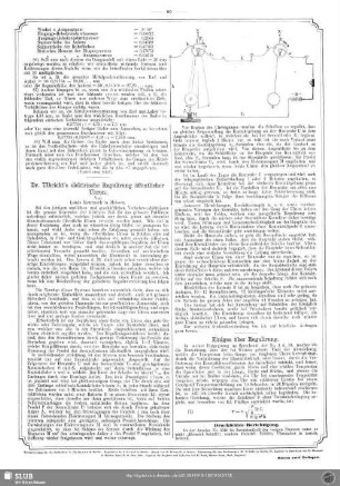 Dr. Ulbricht's elektrische Regulirung öffentlicher Uhren