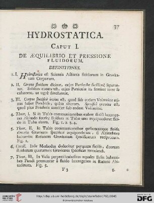 Hydrostatica