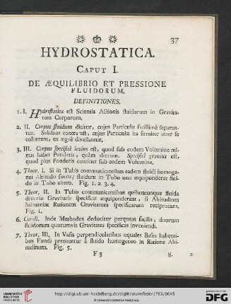 Hydrostatica