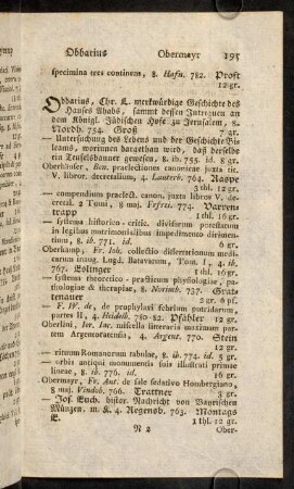 195-206, Obbarius - Olearius