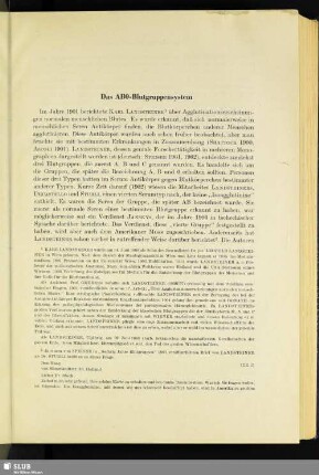 Das AB0-Blutgruppensystem
