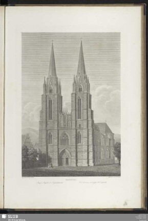 VI. Aeussere perspectivische Ansicht der Kirche