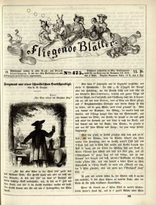 "Fragment aus einer schwäbischen Herbstpredigt"