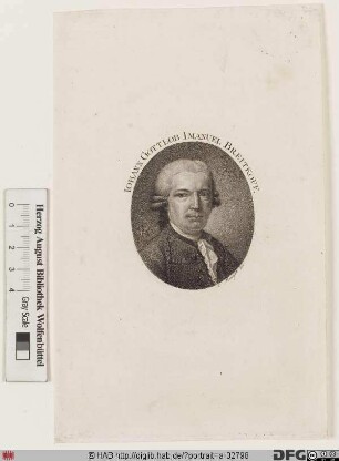 Bildnis Johann Gottlob Immanuel Breitkopf
