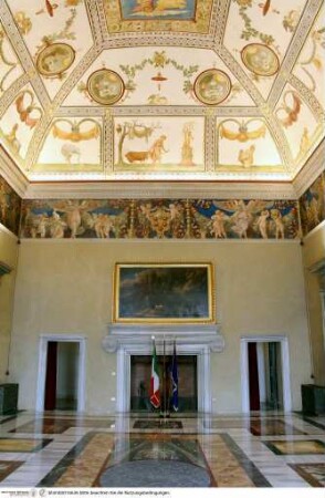 Villa Madama, Salone (Sala di Giulio Romano)