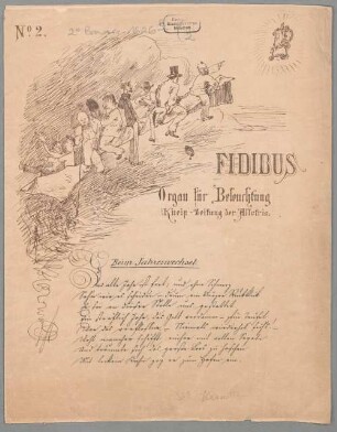 Fidibus : Organ für Beleuchtung ; Kneip-Zeitung d. Allotria. 2. ca. 1873