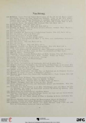 Nachtrag (Nr. 1246-1340)