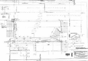 Pforzheim Hbf: Empfangsgebäude Kopfbahnsteig westlich Überdachung Fundamente