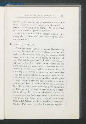 El zorro y el peludo