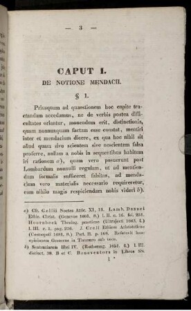 Caput I. De notione mendacii