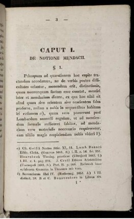 Caput I. De notione mendacii