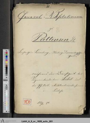 Pattensen (Lüneburg): Visitationsakten