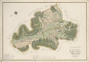 Topographischer Plan von Langenau Enkenstein Wiesleth