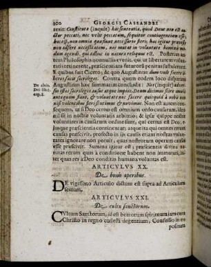 Articulus XXI. - Articulus XXII.