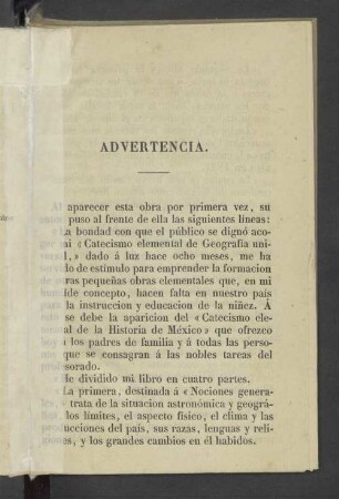 Advertencia.