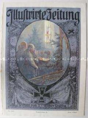 Wochenzeitschrift "Illustrirte Zeitung" u.a. über farbige Kolonialsoldaten in der britischen und französischen Armee und zum Seekrieg gegen Großbritannien