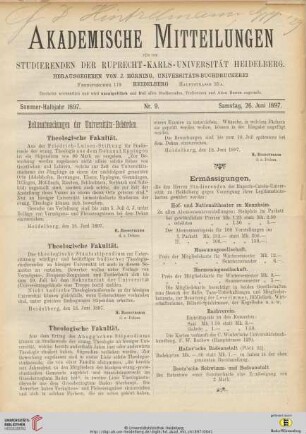 Nr. 9 (26. Juni 1897)