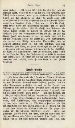 Sechste Vigilie. Der Garten des Archivarius Lindhorst …