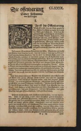 Die offenbarung Sanct Johannis des Theologen.