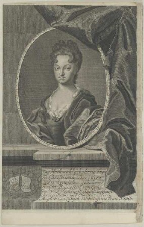 Bildnis der Christiana Dorothea von Leitzsch