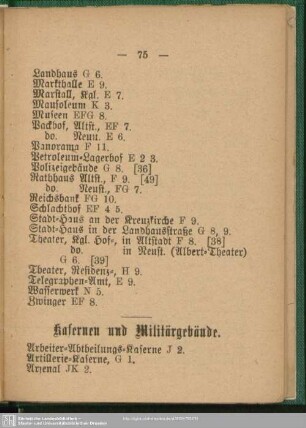 Kasernen und Militärgebäude