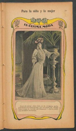 Para la niña y la mujer - La última moda [Dibujo]
