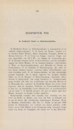 Hoofdstuk VIII. De residentie Riouw en Onderhoorigheden