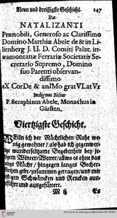 Viertzigste Geschicht