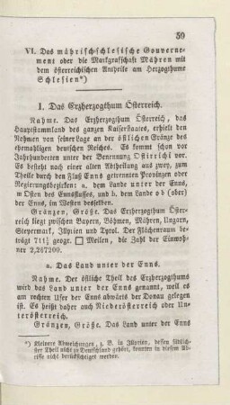 I. Das Erzherzogthum Österreich
