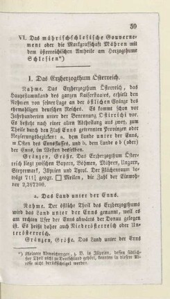 I. Das Erzherzogthum Österreich