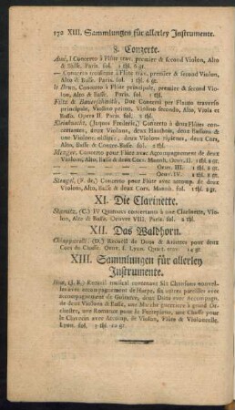 XII. Das Waldhorn