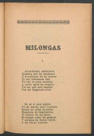 Milongas