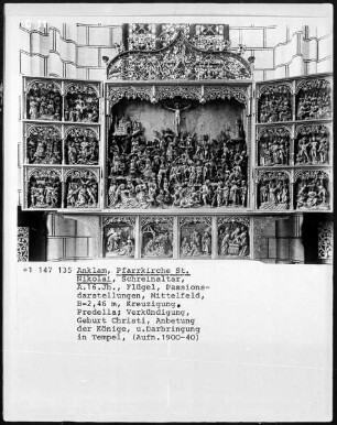 Flügelaltar mit Szenen aus dem Leben Christi