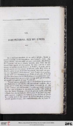 VII. Ancora Pietrabianca, Pietr' arsa, e Portici