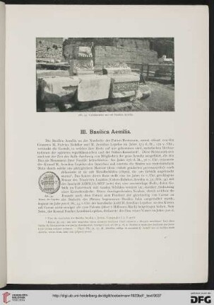 III: Basilica Aemilia