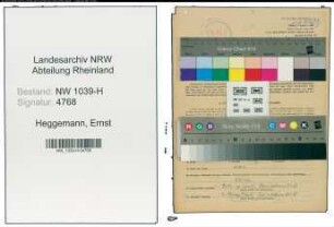 Entnazifizierung Ernst Heggemann , geb. 04.08.1914 (Lehrer)