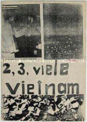 Hektografierte Abhandlung über den Vietnam-Krieg