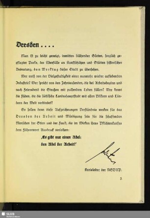 [Geleitwort von Kreisleiter Helmut Walter]