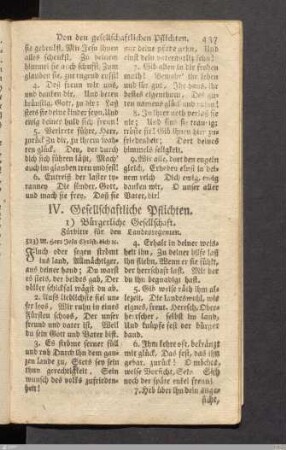 IV. Gesellschaftliche Pflichten.