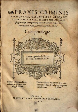 Praxis Criminis Persequendi