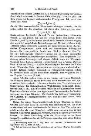 Vortextheorie der Materie.