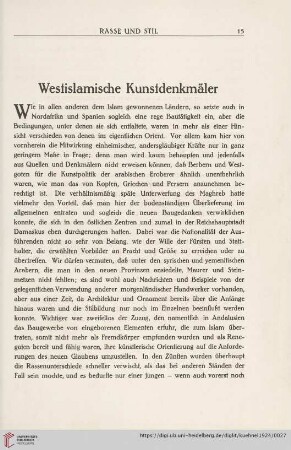 Westislamische Kunstdenkmäler