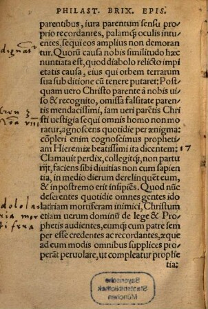 Philastrii Episcopi Brixiensis Haereseōn catalogus